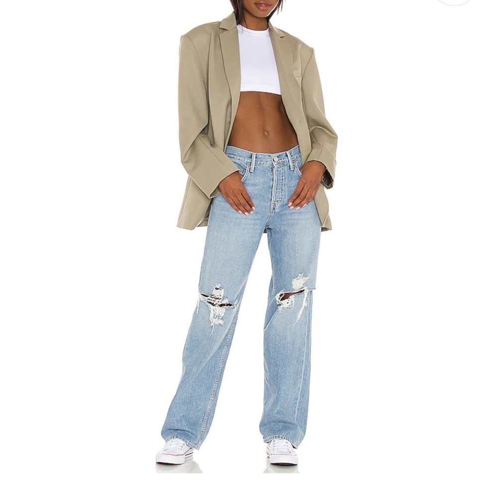 GRLFRND Bella Low Rise Boyfriend in Fairfax